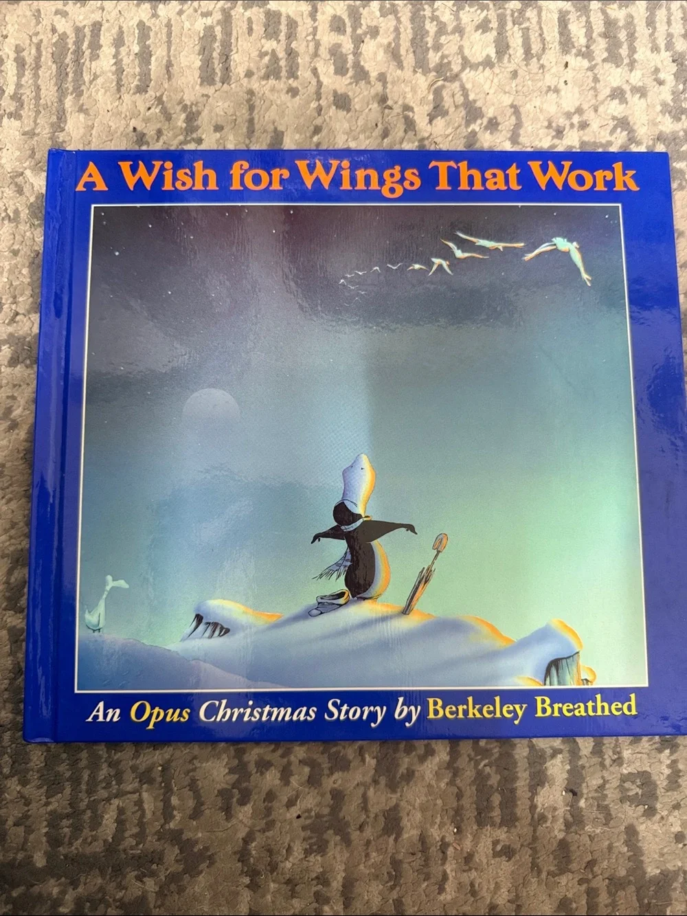 Scholastic A Wish for Wings That Work - Blue and Orange Accents